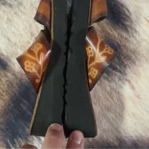 Artesanias Sal-Gar Handmade in Mexico Huaraches Sandals Little Kid Size 7 - Picture 6 of 10